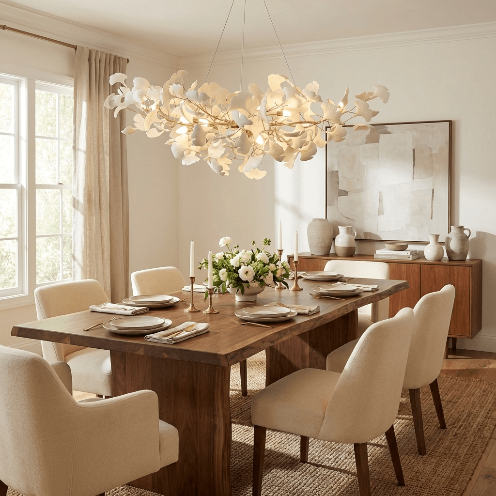 Voena Bloom Gingko Chandelier