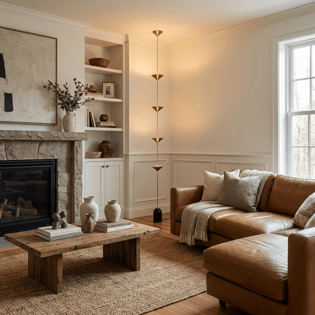 Elina Marble Floor Lamp