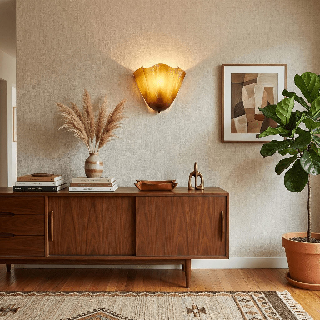 Zakia Glass Indoor Wall Light