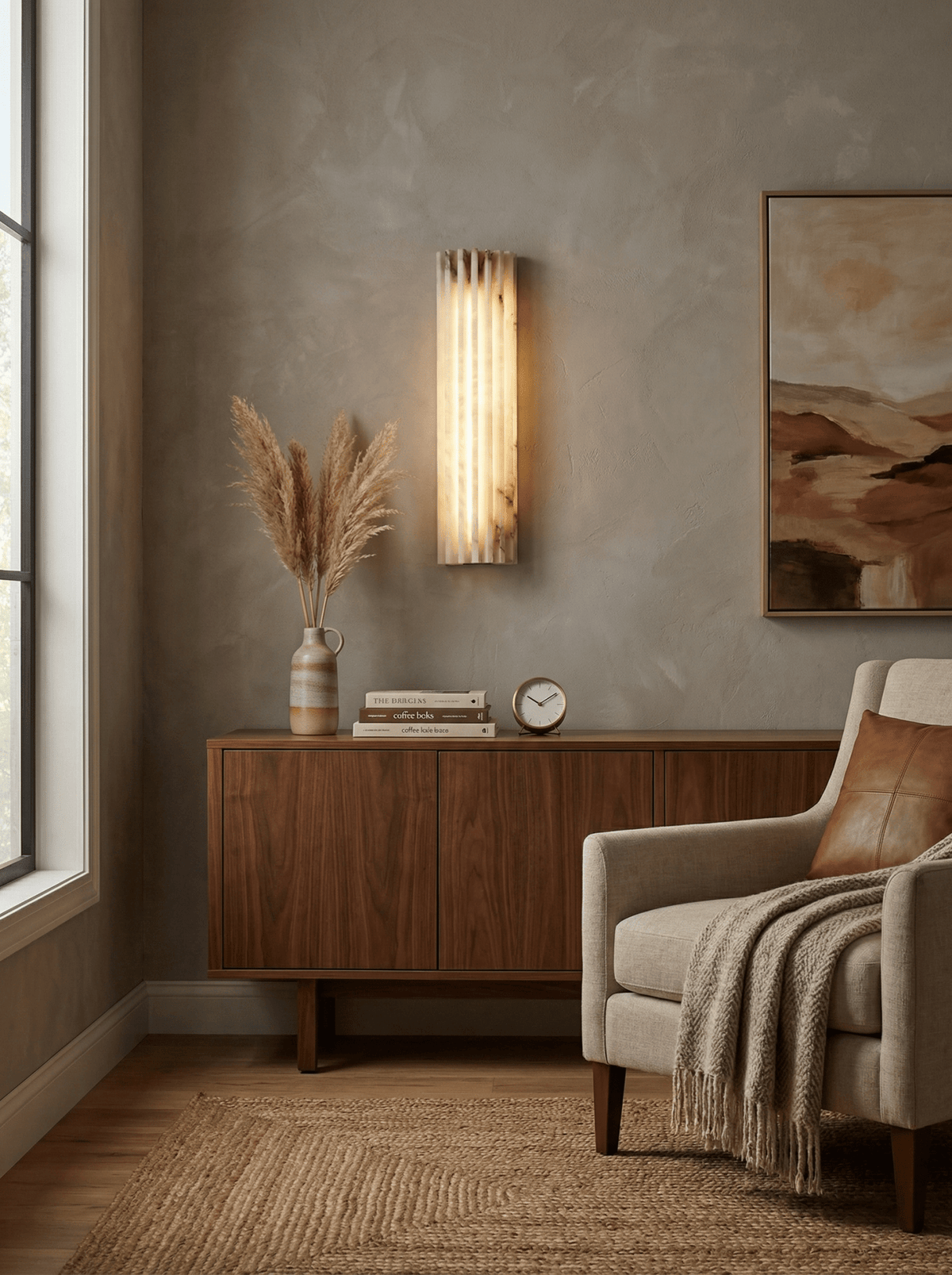 Bikel Alabaster Indoor Wall Light