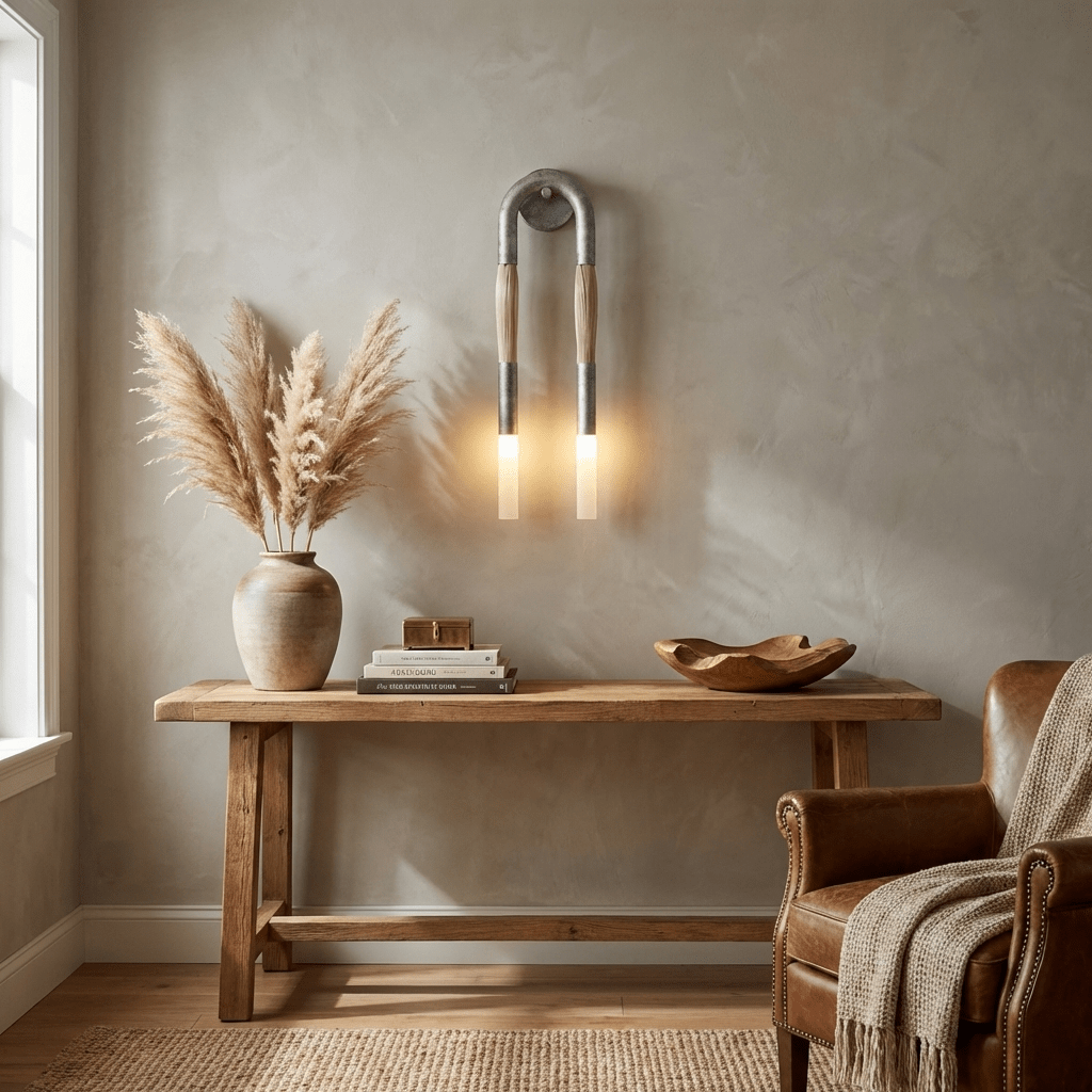 Fazen Horsehair Indoor Wall Light