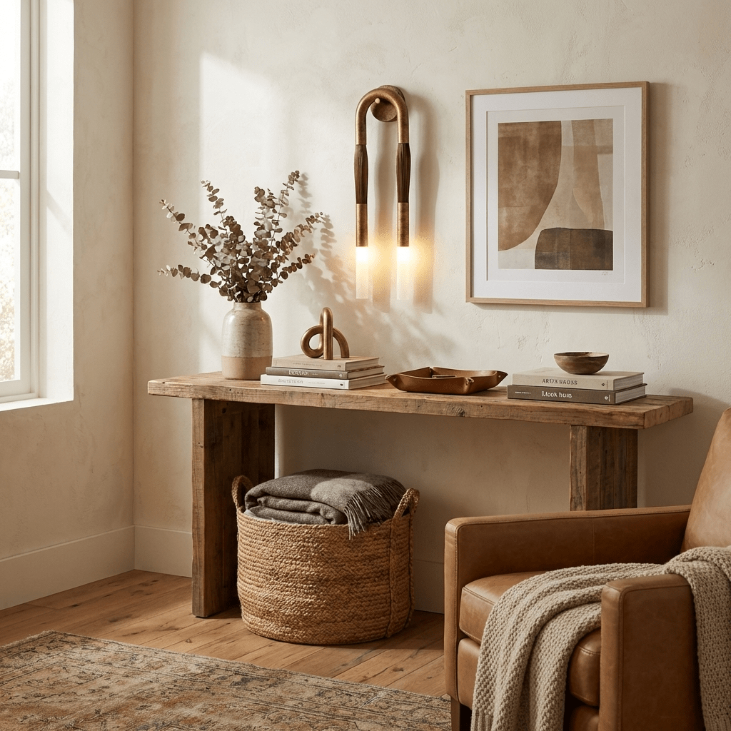 Fazen Horsehair Indoor Wall Light