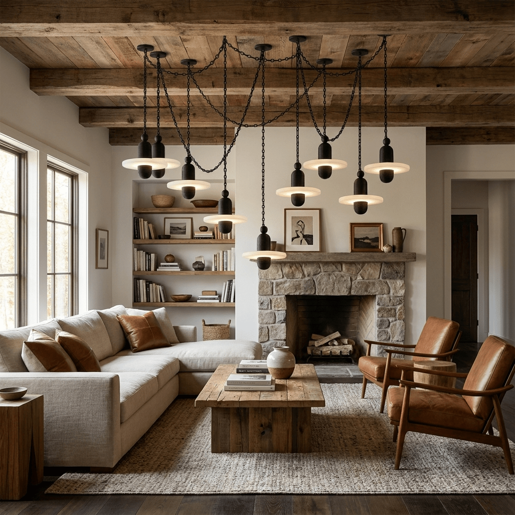 Hadrian Orbital Drift Chain Chandelier