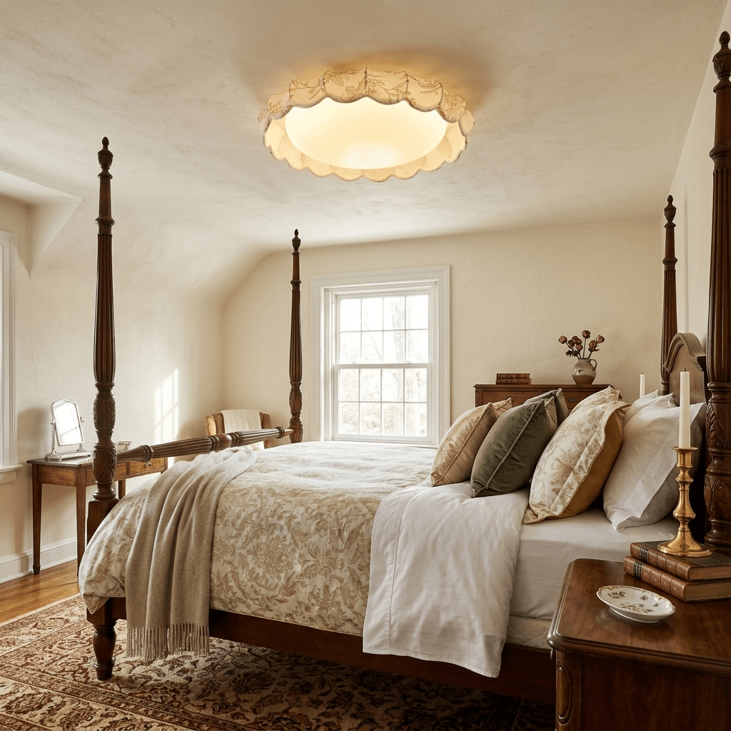 Fogan Lunaria Veil Flush Mount Ceiling Light