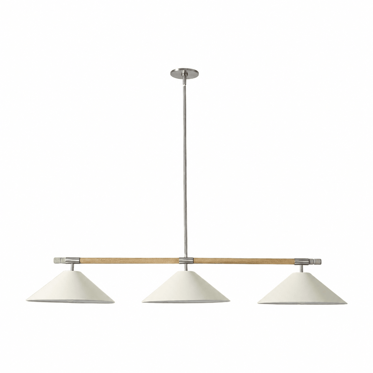 Linen Cone Linear Chandelier