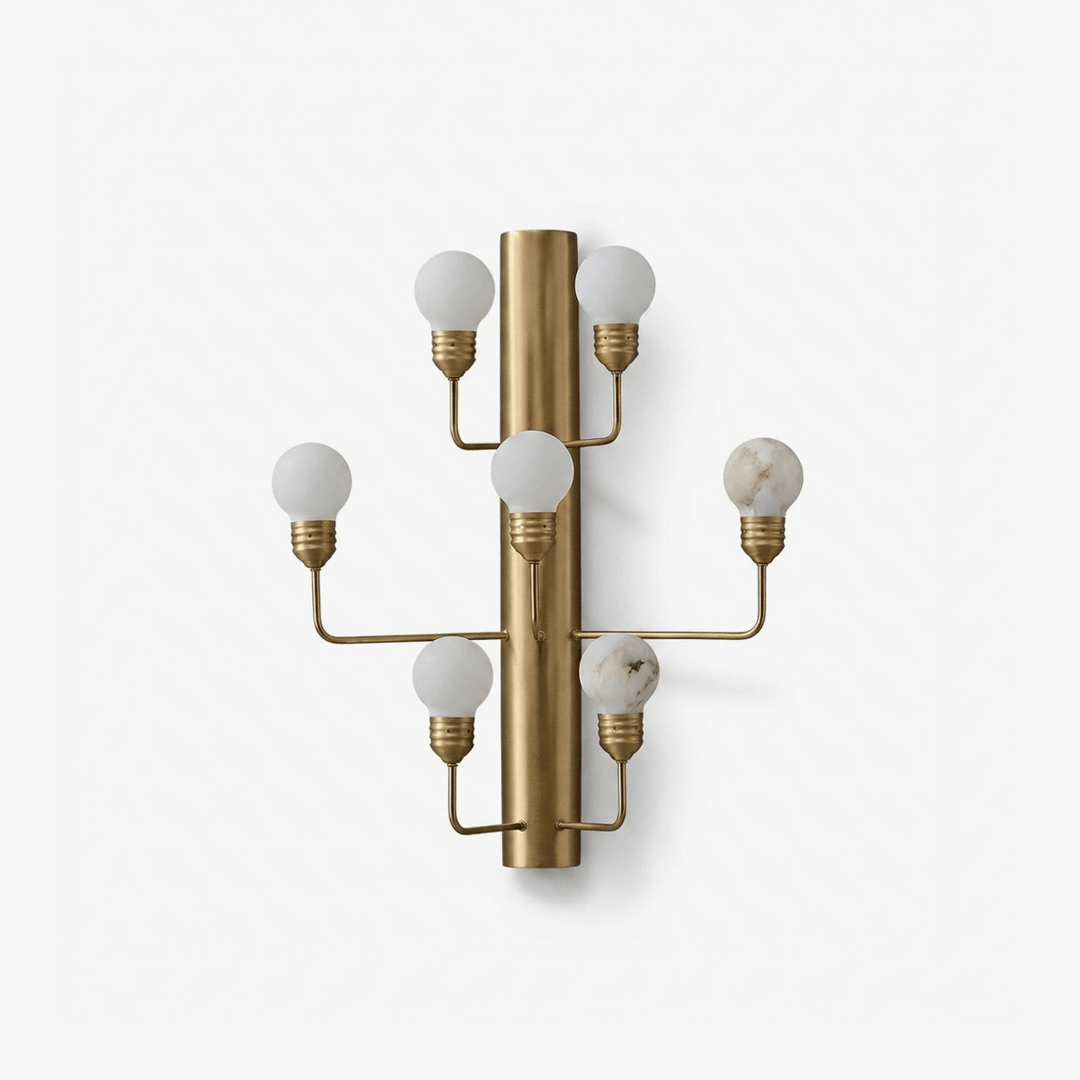 Albelina Alabaster Globe Wall Sconce
