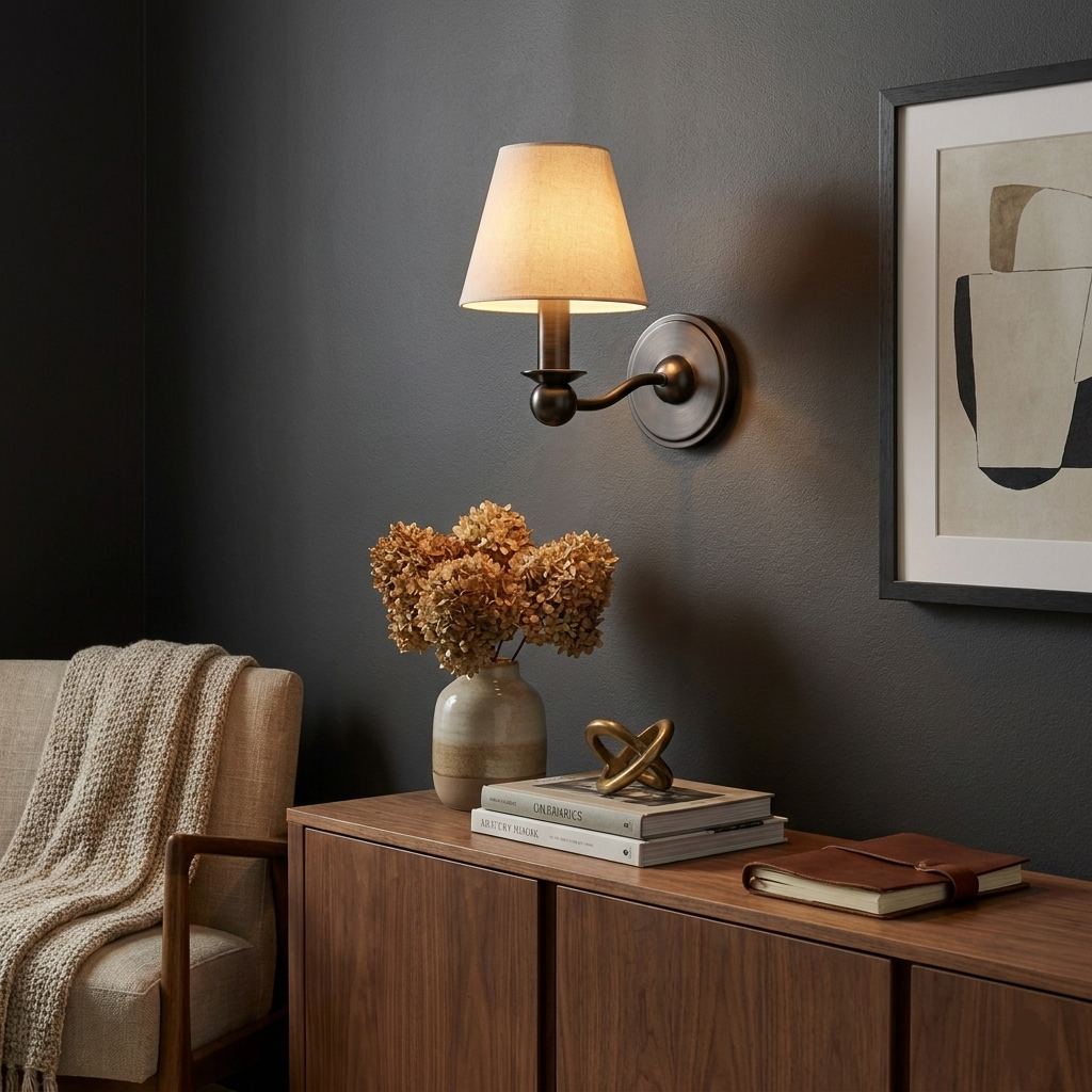 Finsmere Fabric Wall Sconce