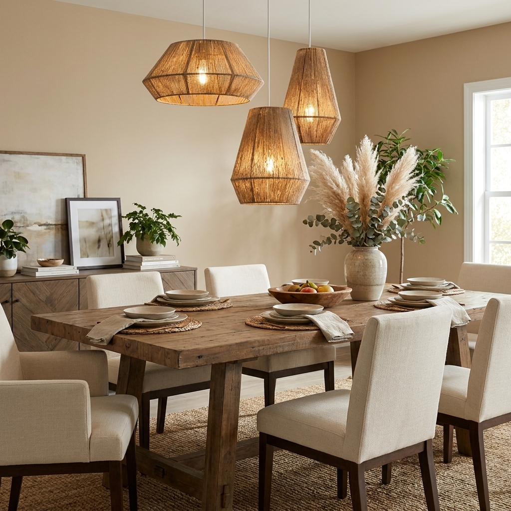 Navenwick Faceted Rope Pendant Lamp