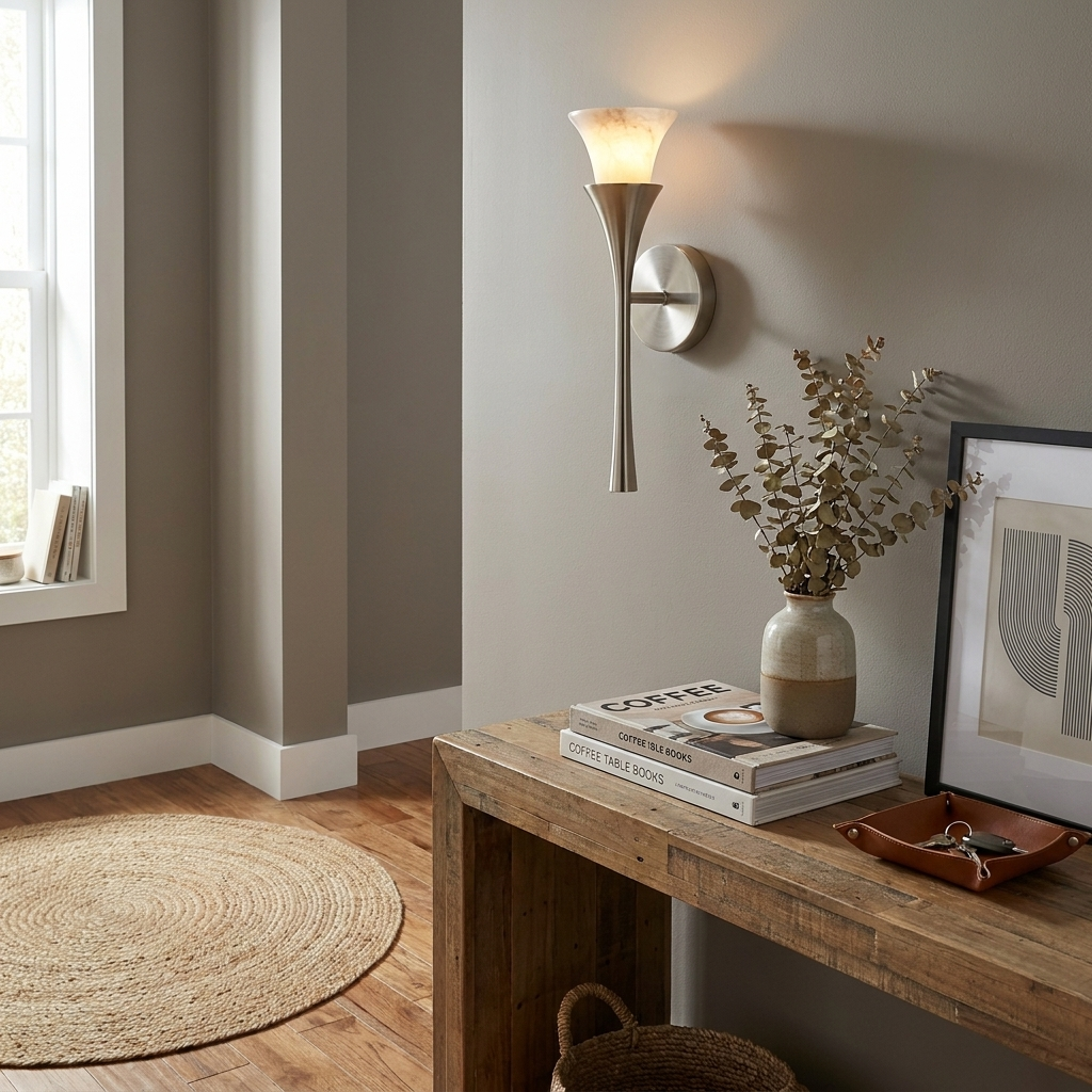 Kestleigh Alabaster Wall Sconce