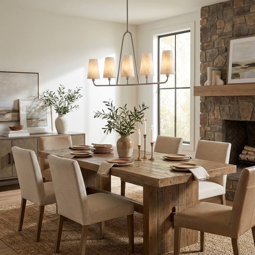 Jarrowmere Alabaster Chandelier