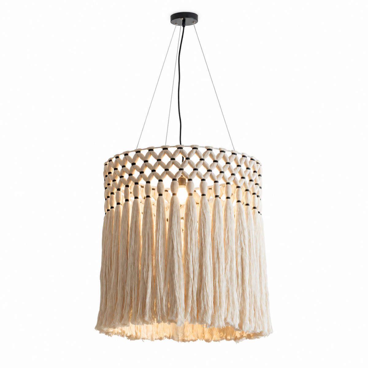 Ulmont Macrame Tassel Pendant Lamp
