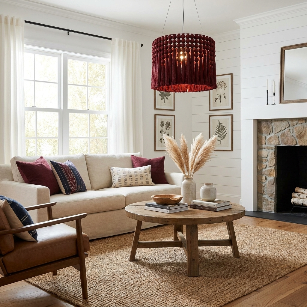 Verleigh Macrame Tassel Pendant Lamp
