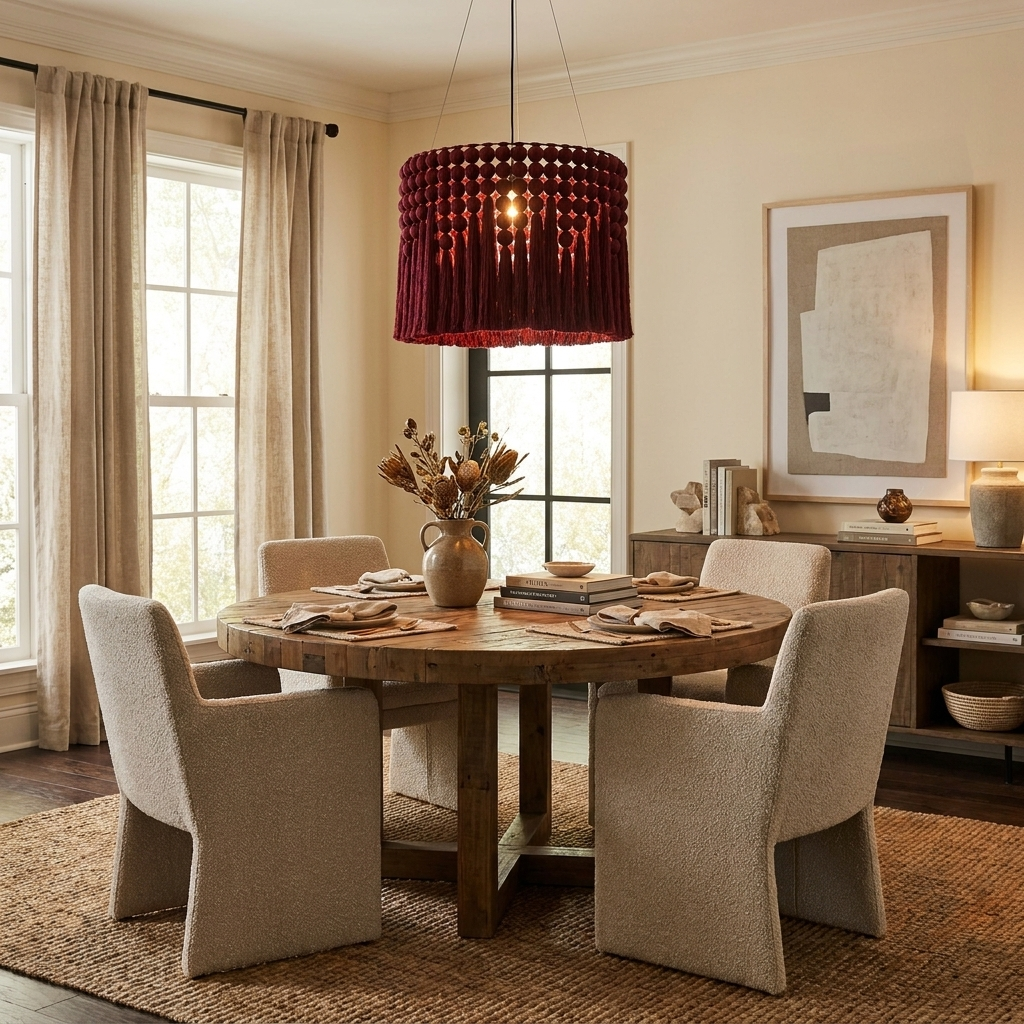 Verleigh Macrame Tassel Pendant Lamp