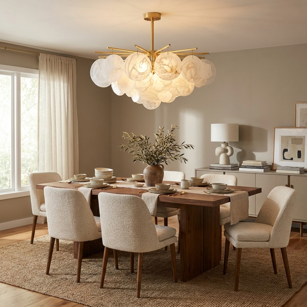 Lintonhurst Alabaster Chandelier