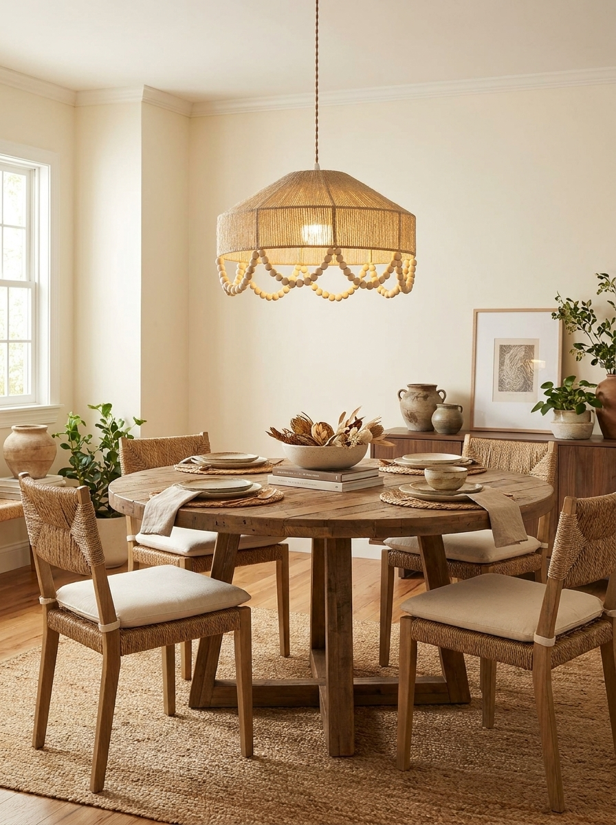Southvale1 Hemp Rope Pendant Lamp