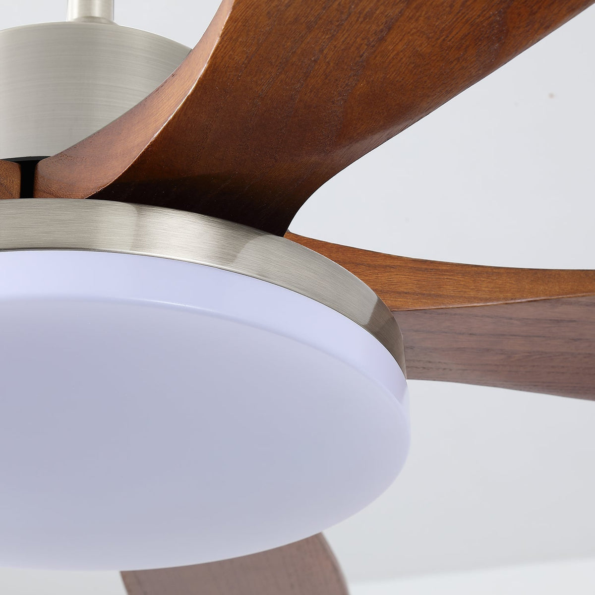 Alduira Modern Wood Ceiling Fan Light