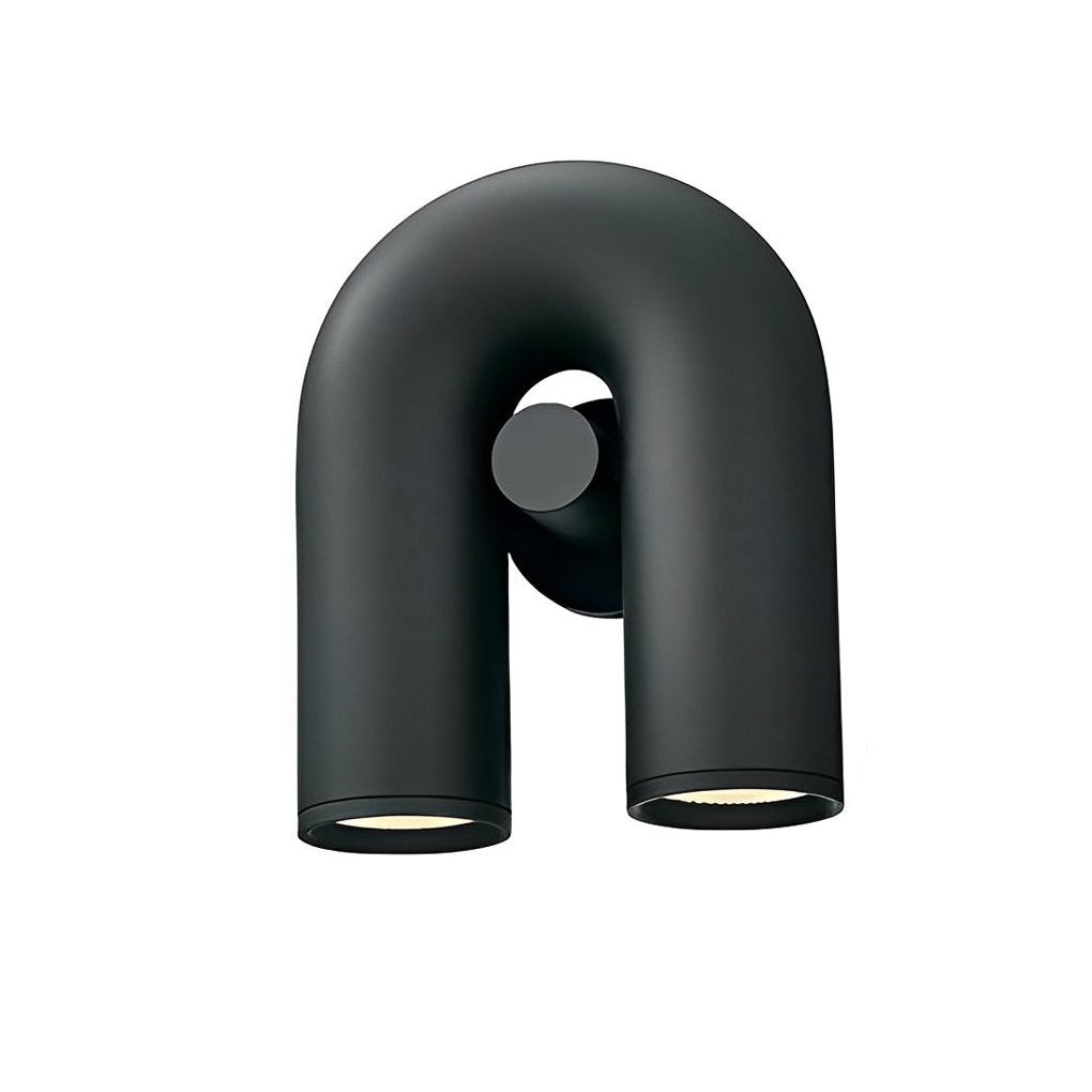 Rotatable U-Shaped Water Pipe LED Nordic Wall Lamp Wall Sconces Lighting - Lamp Outdoor