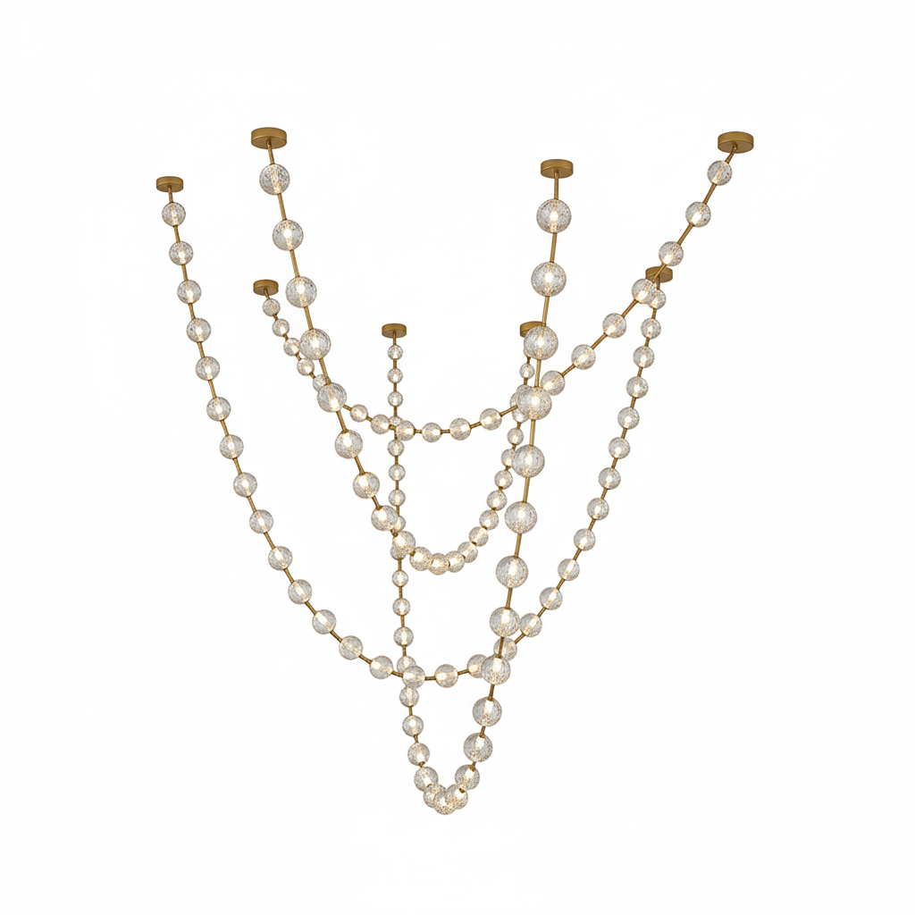 Esiena Strand Necklace Chandelier