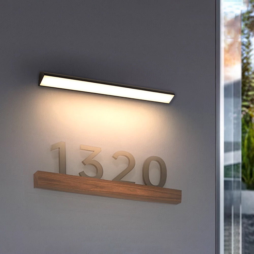 Arisha Modern Tri-Prism Metal Acrylic Waterproof Outdoor Wall Lamp - Lamp Outdoor