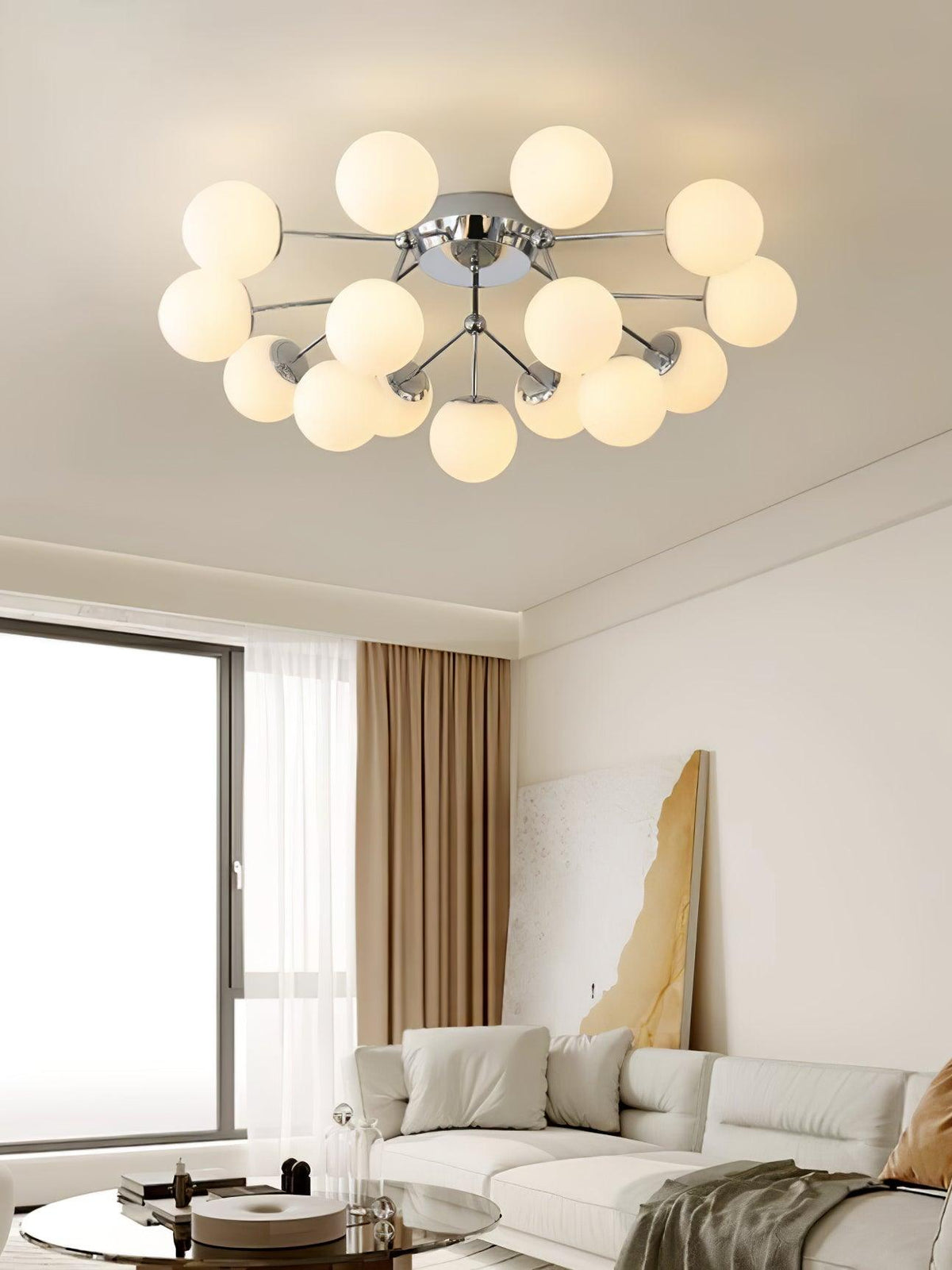 Veloel Luxury Glass Ceiling Lamp