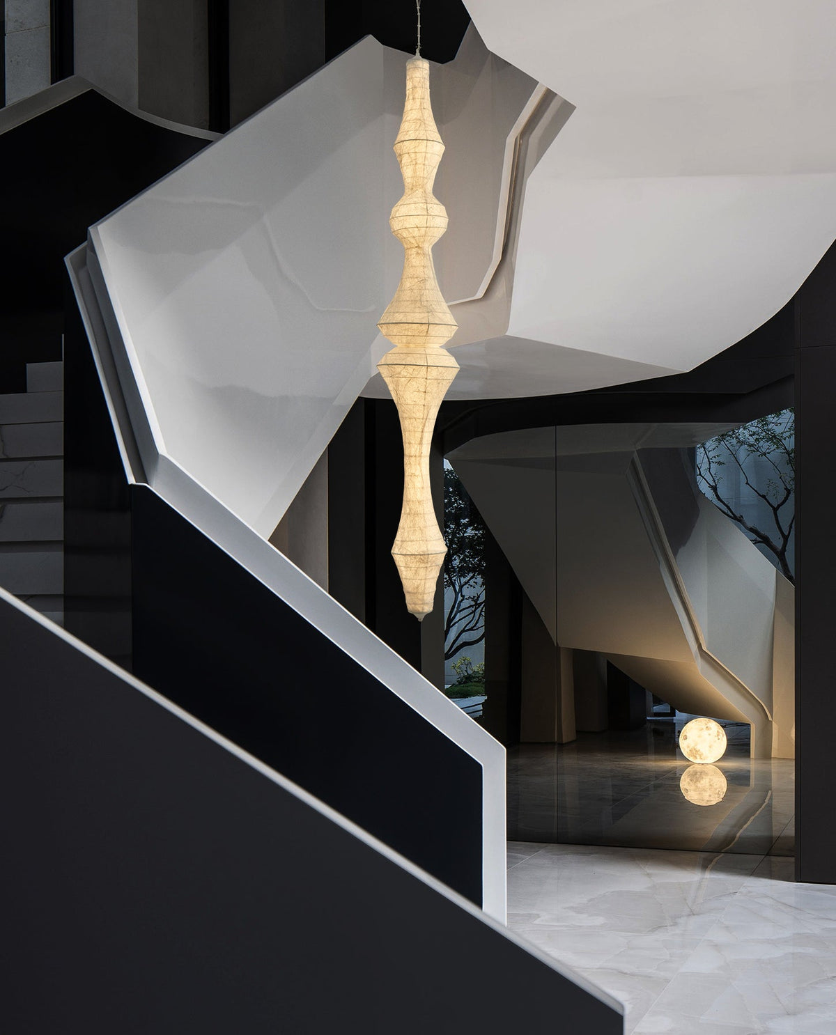 Zonoria Artisanal Silk Pendant Light