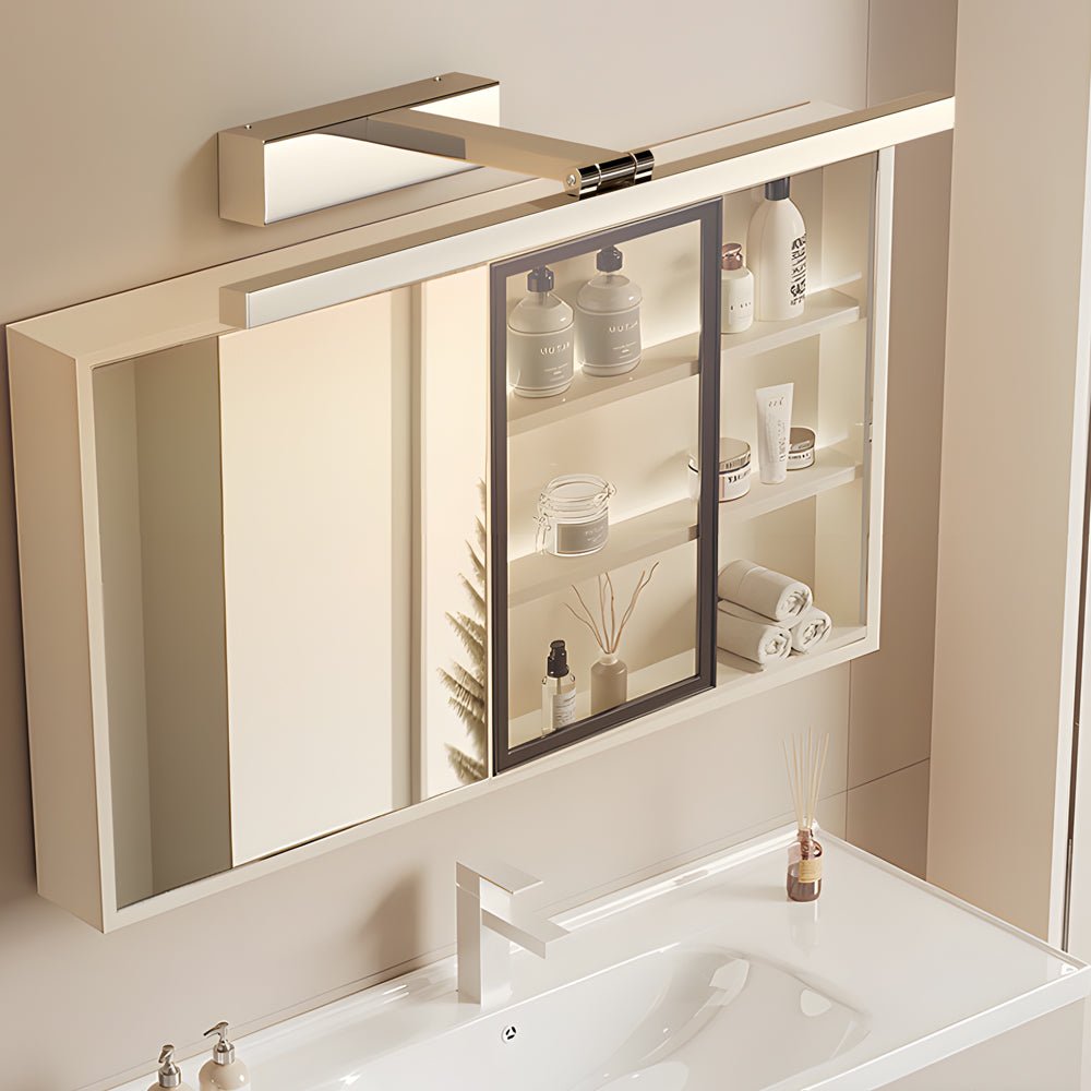 31'' 180° Adjustable Stainless Steel Bathroom Vanity Light with LED Strip - Lamp Outdoor