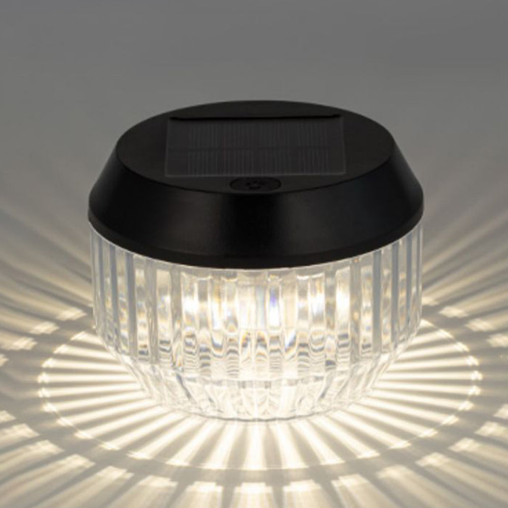 Ray Round LED Solar Powered Lamp de Table Exterieur - Lamp Outdoor