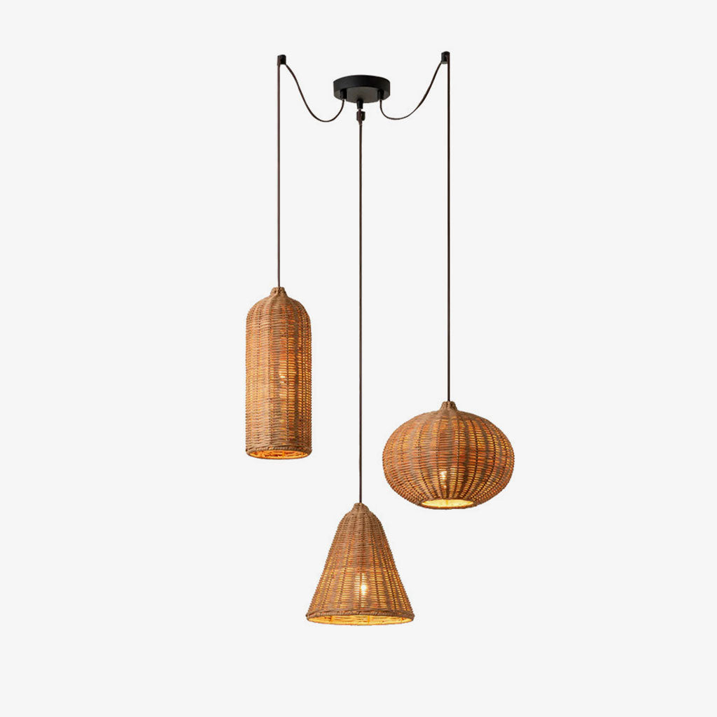 Marleigh Woven Rattan Pendant Lamp