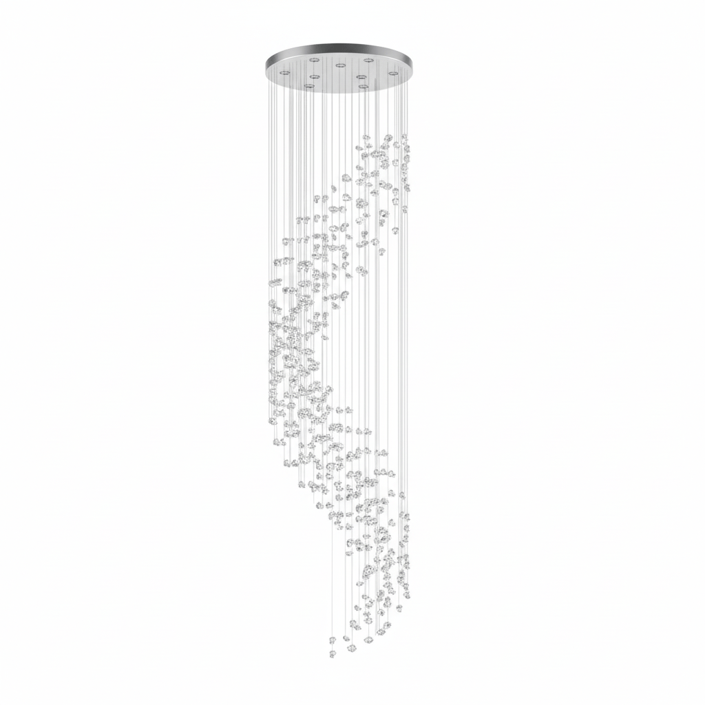 Xejan Raw Crystal Chandelier