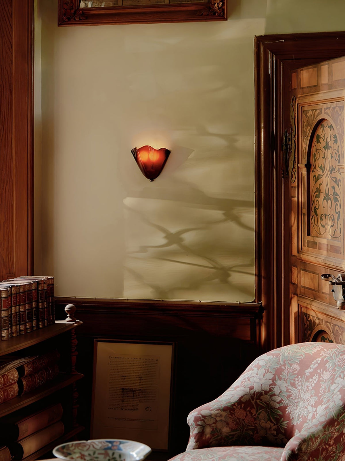 Zakia Glass Indoor Wall Light
