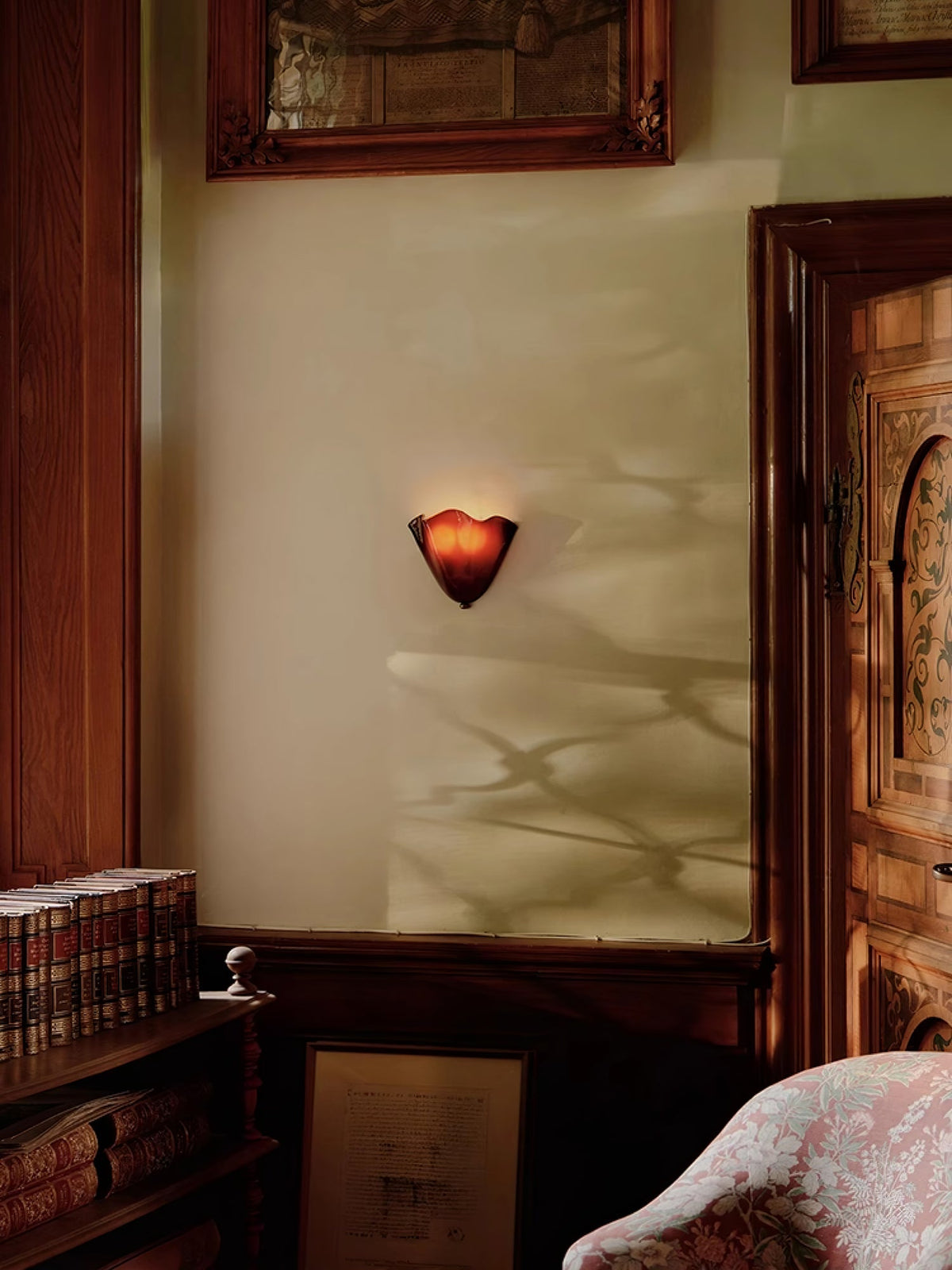 Zakia Glass Indoor Wall Light