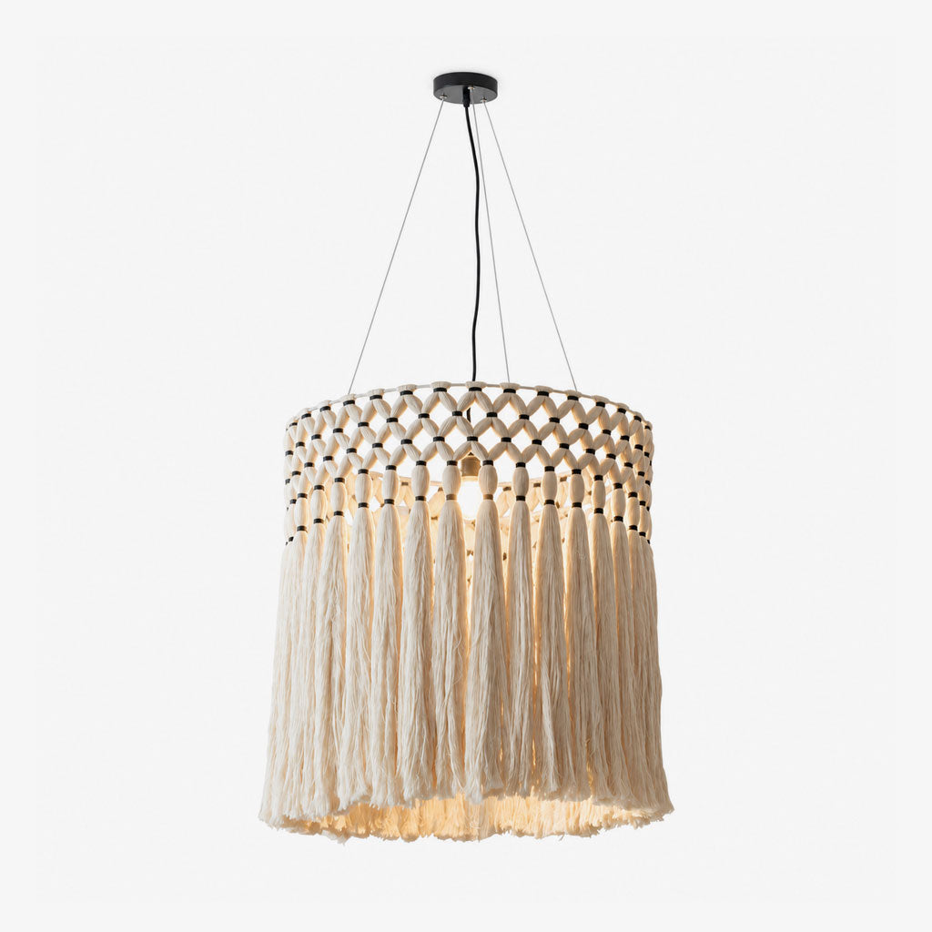Ulmont Macrame Tassel Pendant Lamp