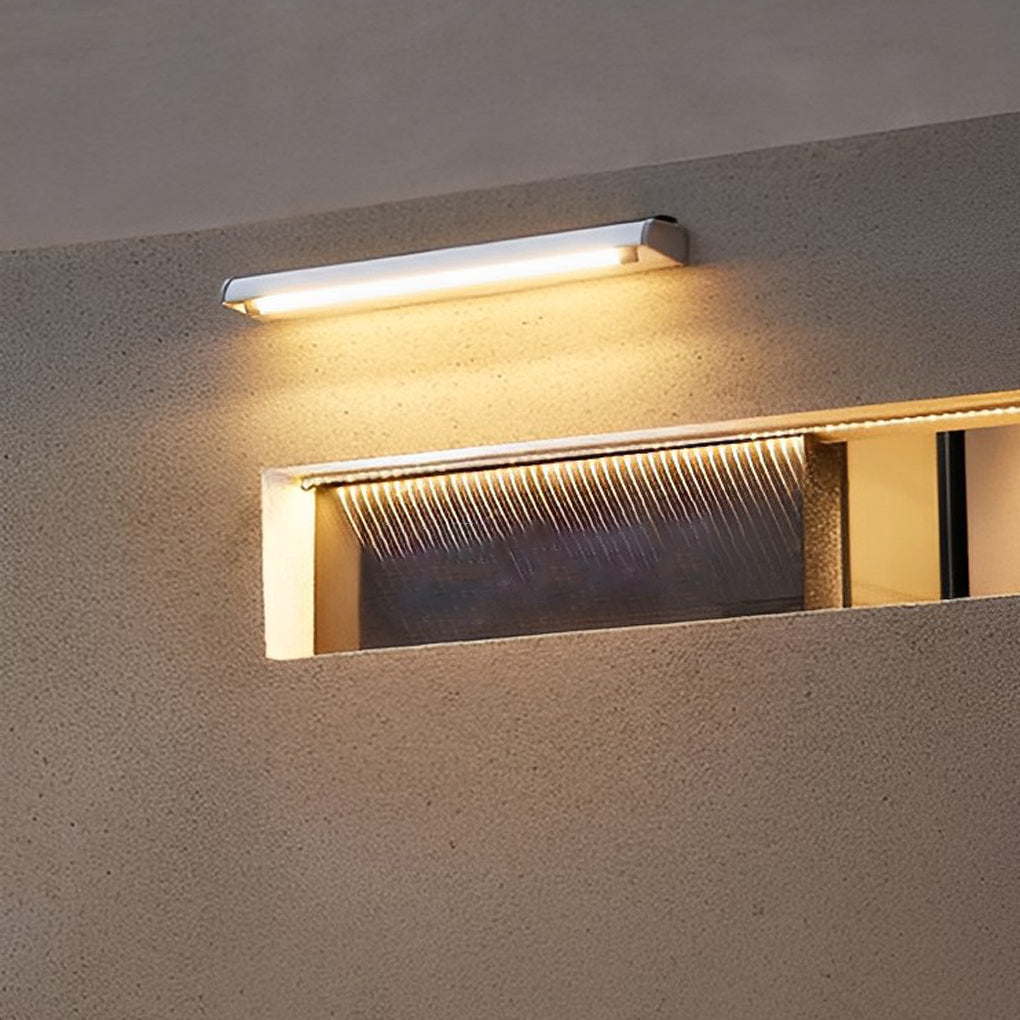 Rectangular Adjustable Waterproof LED Modern Signboard Solar Wall Lamp - Lamp Outdoor