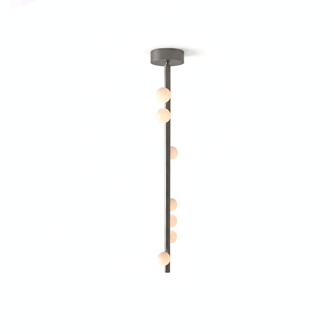 Yieli Brass Glass Drop Chandelier