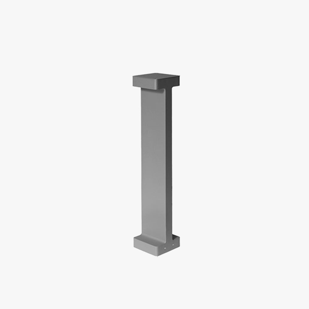 Ray Modern Metal T-Shaped Solar Outdoor Path Light - Lamp Outdoor