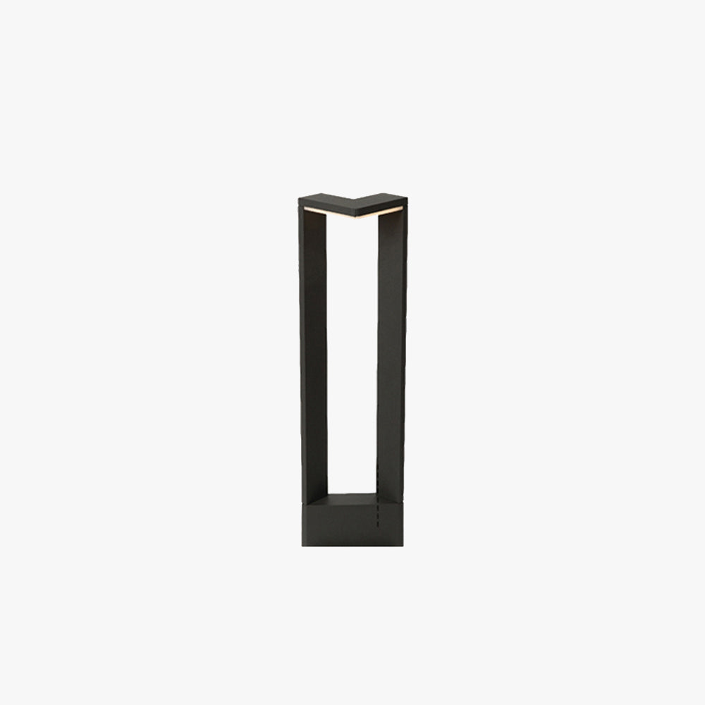 Ray Minimalist Metal Right-angle Shaped Outdoor Path Light - Lamp Outdoor