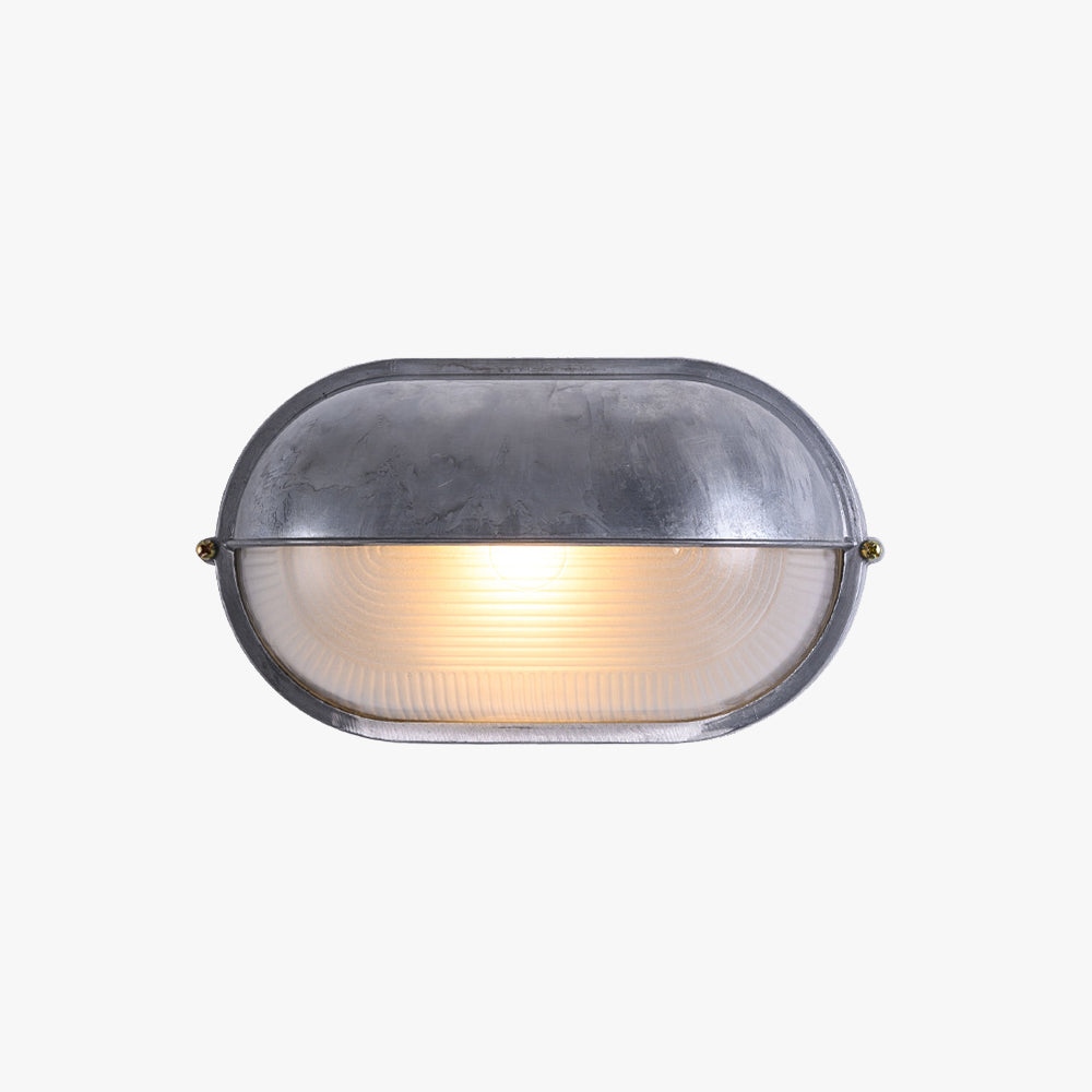 Ray Modern Round/Ellipse Outdoor Waterproof Wall Lamp, 2 Colors - Lamp Outdoor