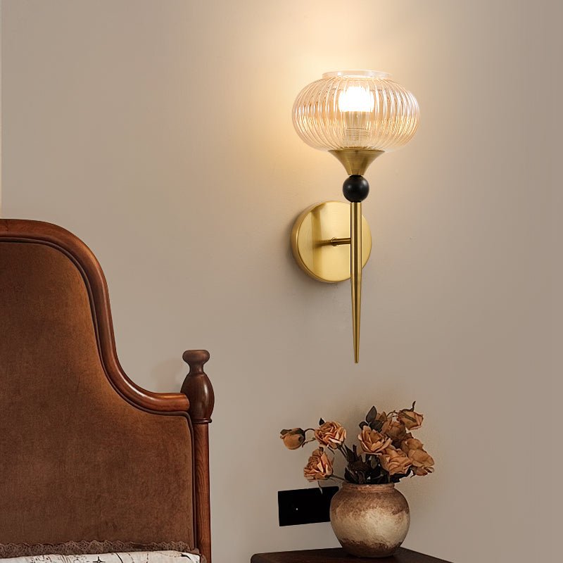 Thyr Ribbed Wall Sconce