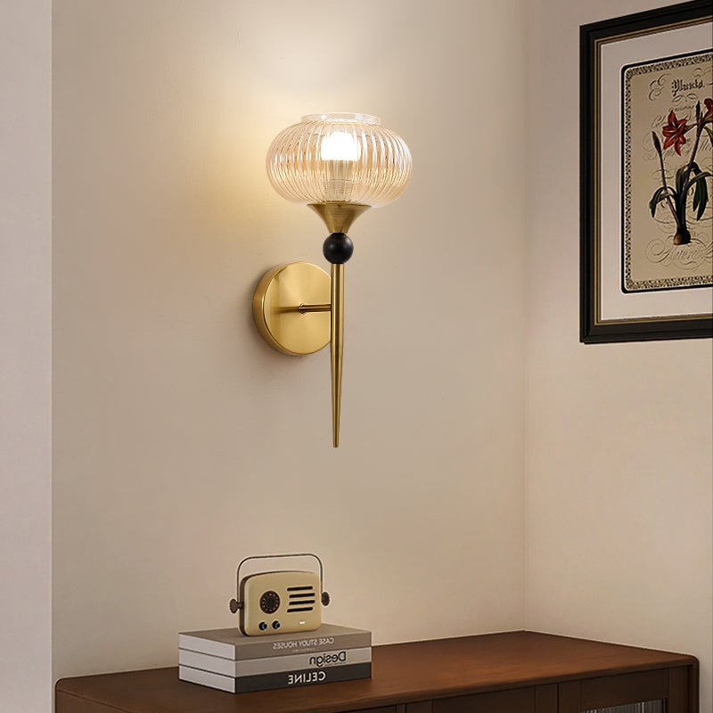 Thyr Ribbed Wall Sconce