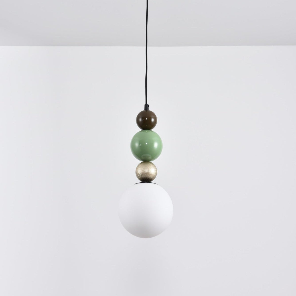 Eshaisra Nordic Art Round Balls Stacking Glass Pendant Lamp