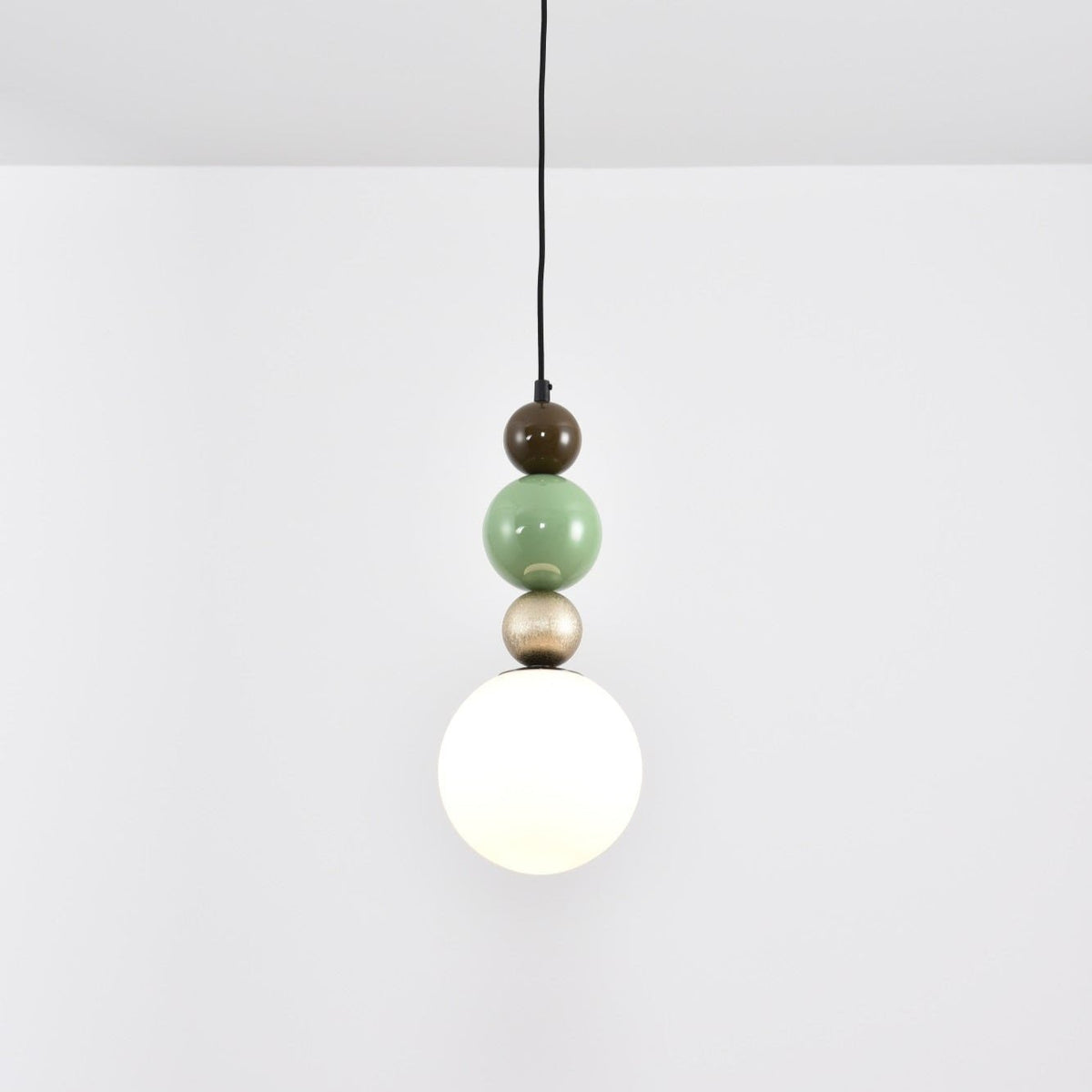 Eshaisra Nordic Art Round Balls Stacking Glass Pendant Lamp
