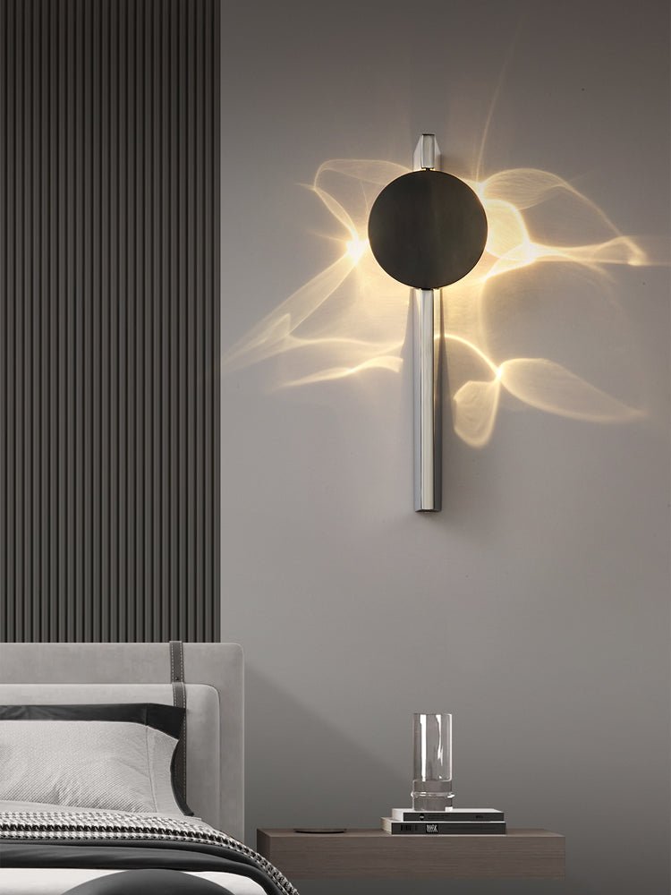 Pethr Wave Minimalist Steel Wall Lamp