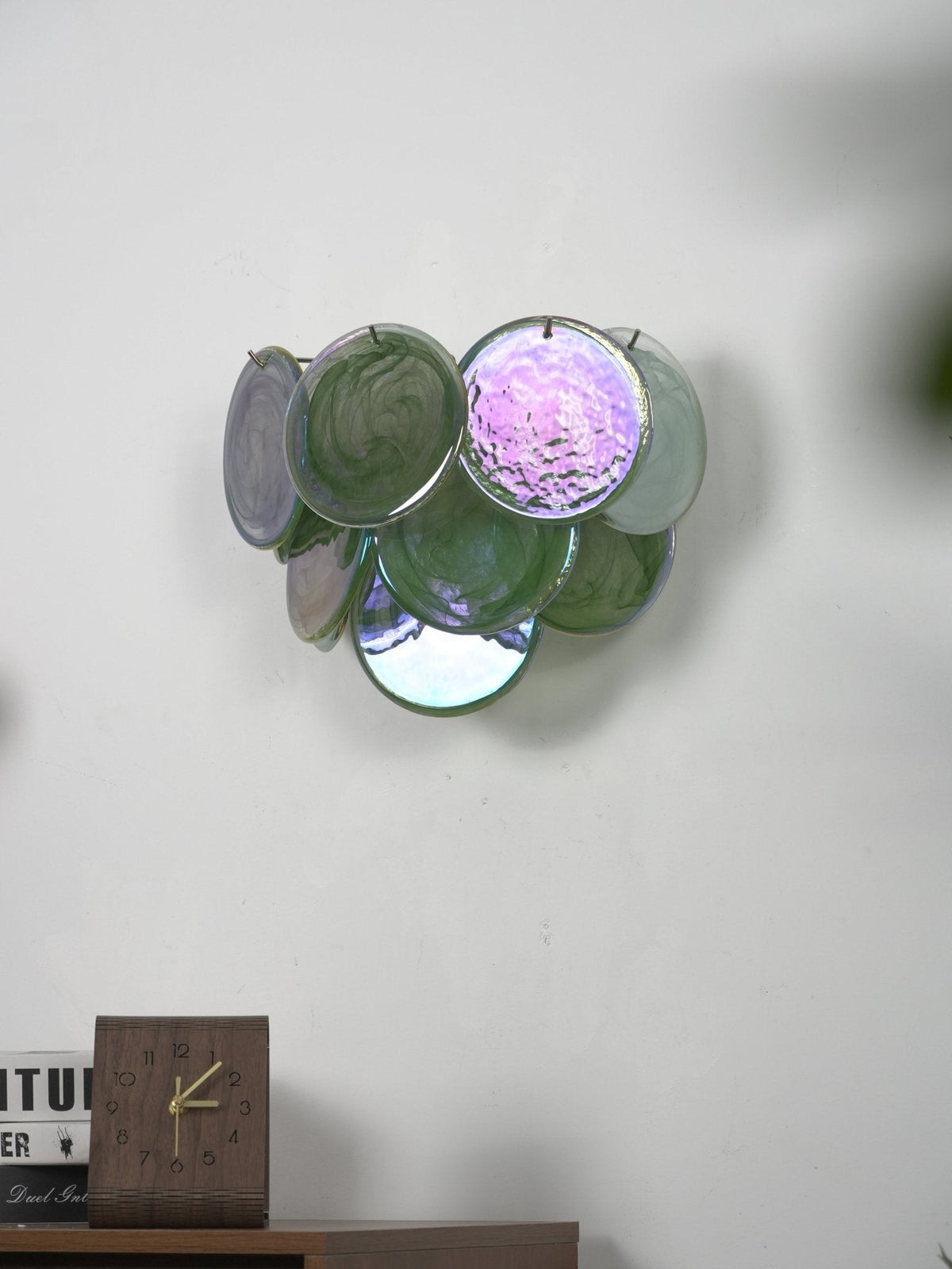 Gajin Disc Glass Indoor Wall Light