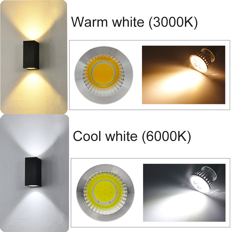 Ray Minimalist Metal Square Outdoor Wall Lamp - Lamp Outdoor