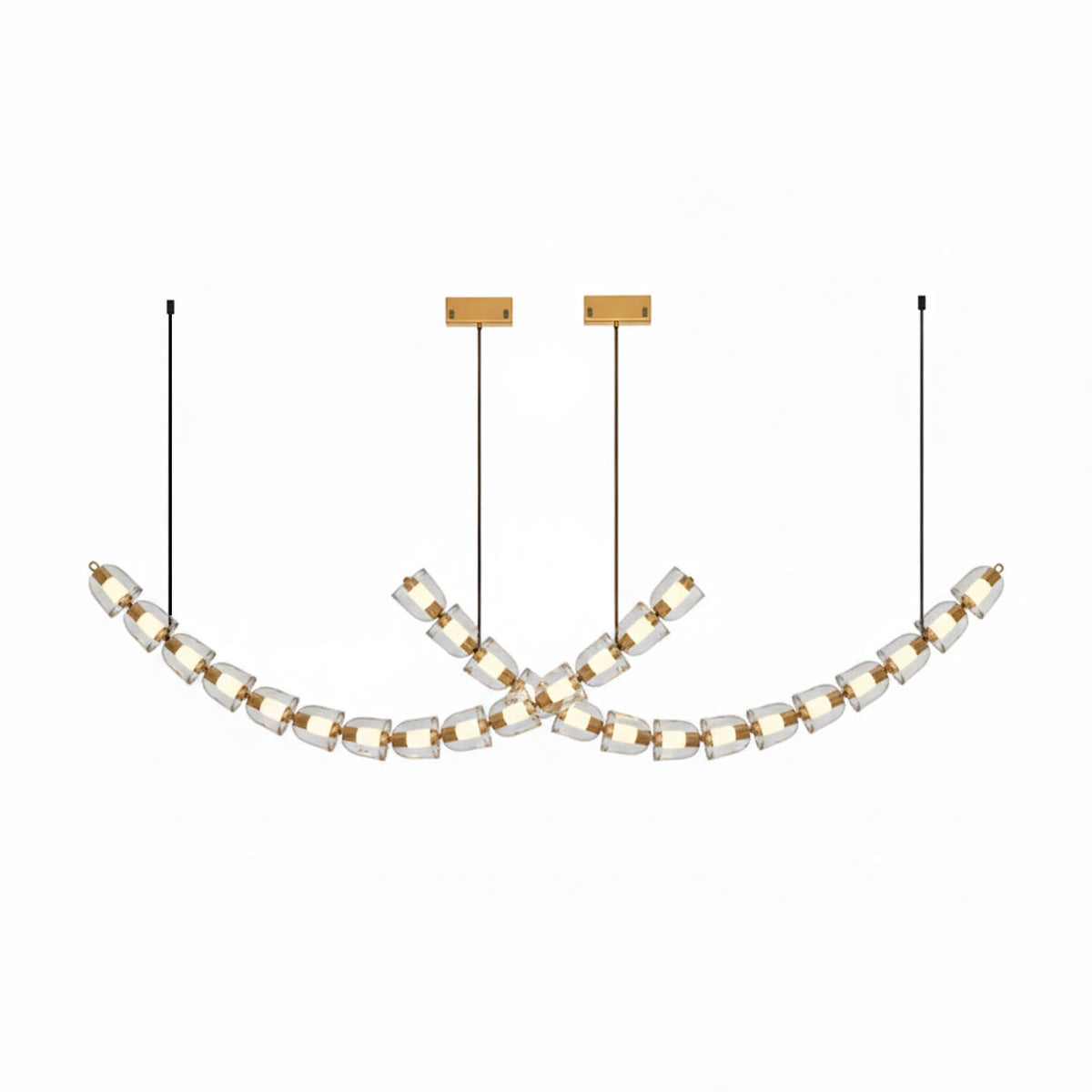 Nexus Gold  Crystal Chandelier