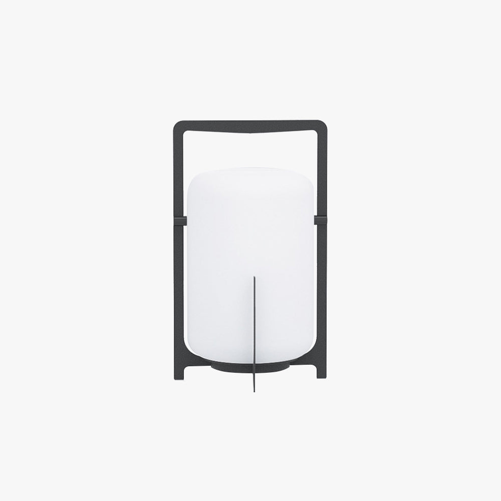Ray Minimalist Cylinder Glass Acrylic Outdoor Floor Lamp - Lamp Outdoor