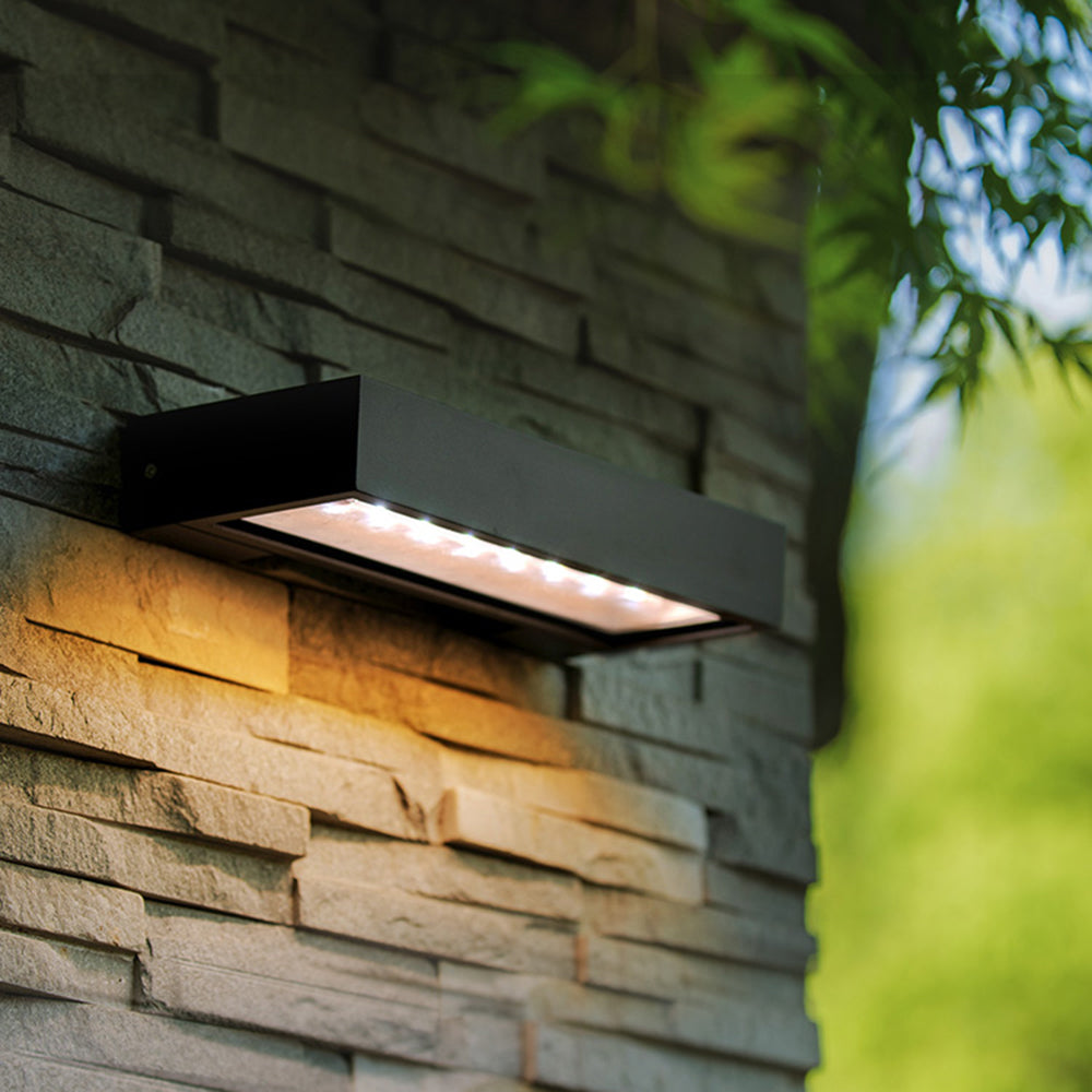 Ray Modern Metal Acrylic Solar Waterproof Outdoor Wall Lamp - Lamp Outdoor