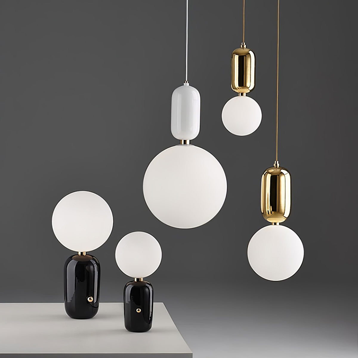Carter Modern Glass Pendant Light