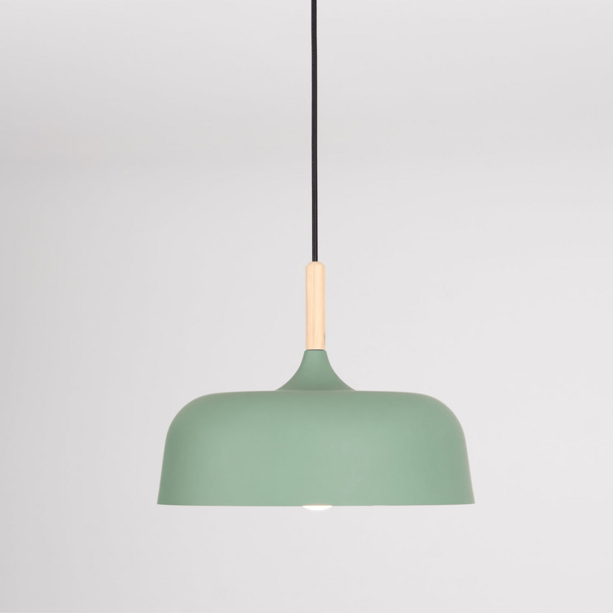 Sylivenne Pendant Lamp White Shade Wood