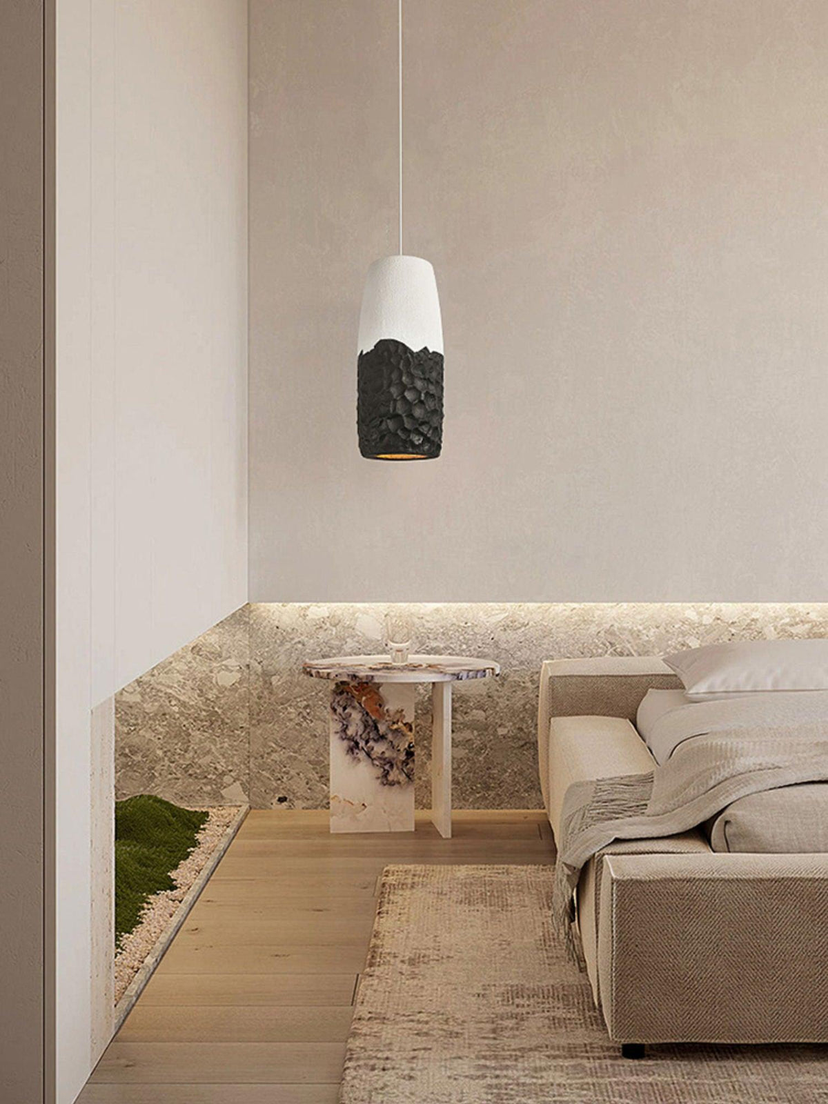 Orphaarae Modern Minimalist Plastic Pendant Lamp